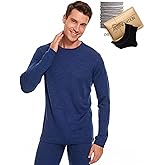 MERINNOVATION Merino Wool Base Layer Mens - 100% Merino Wool Shirts for Men Long Sleeve Thermal T-Shirt Lite - Midweight Top
