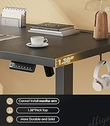 OffiGo Electric Standing Desk with 3-Piece
