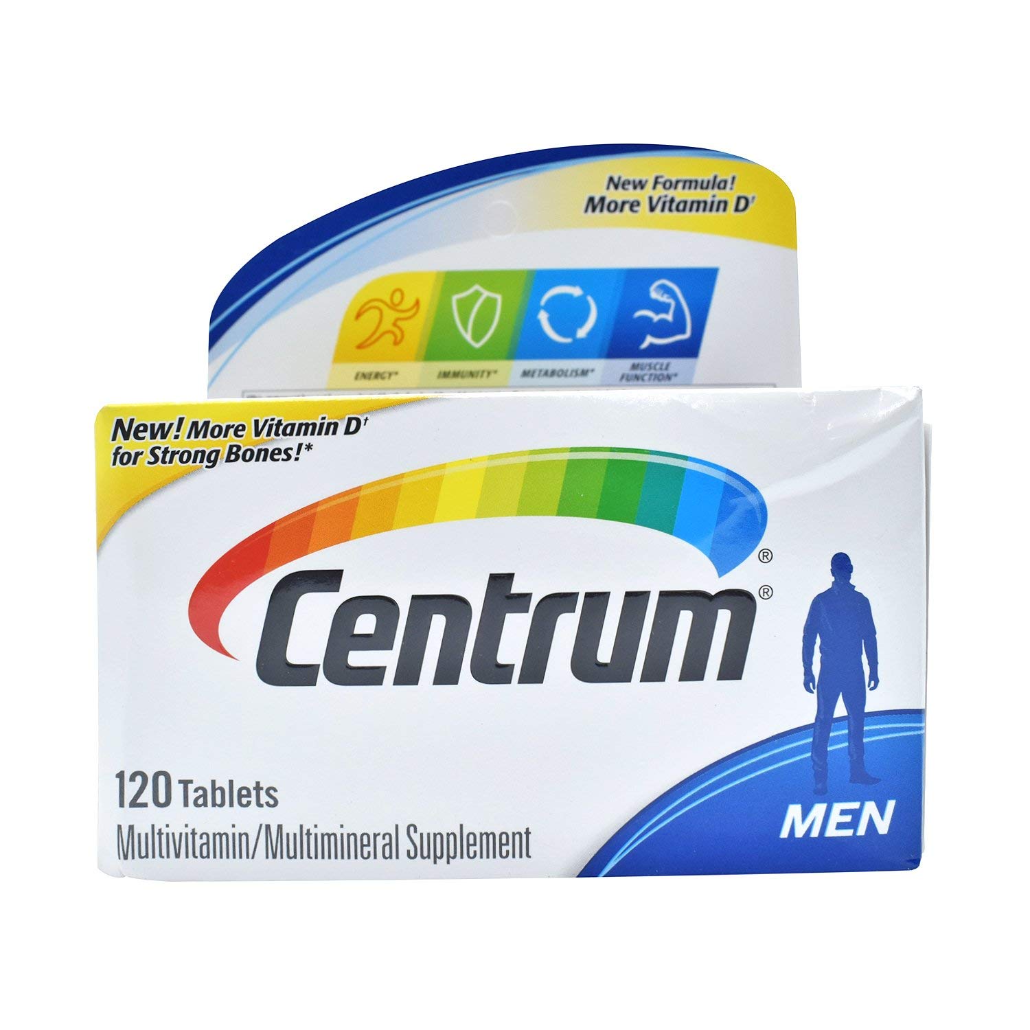 Centrum Ultra Men Multivitamin/Multimineral Supplement (120-Count Tablets), Pack of 2
