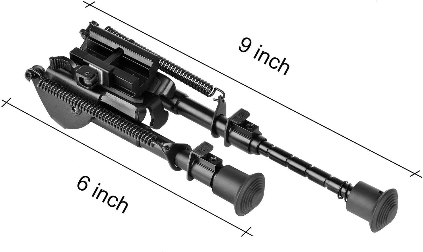 CVLIFE 6-9 Inches Rifle Bipod, Tactical Bipod with Quick Release Picatinny Adapter : Sports & Outdoors