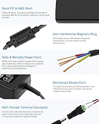 ALITOVE 5V 5A AC to DC Power Supply Adapter