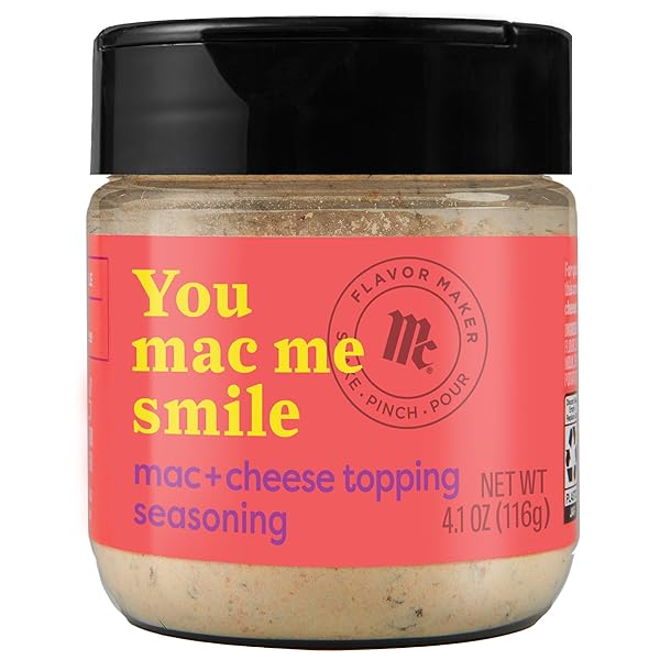 MCCORMICK MAC + CHEESE TOPPING SEASONING, FLAVOR MAKER,...