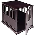 Casual Home Wooden Medium Pet Crate, End Table, Espresso