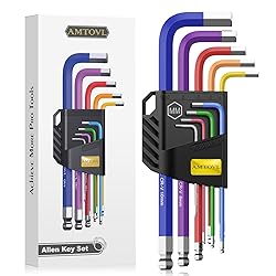 AMTOVL Hex Key Set, 9PCS Metric Allen Key