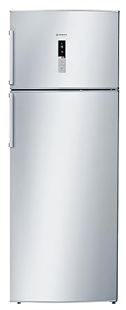 Bosch 401 L 2 Star Frost Free Double Door Refrigerator(KDN46XI30I, Chrome Inox Metallic, Inverter Compressor)