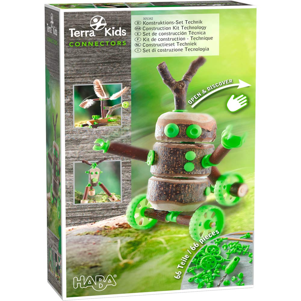 HABA 305342 Terra Kids Connectors – Construction Kit Technology