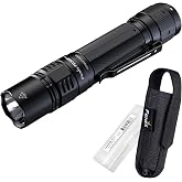 Fenix PD36R Pro 2800 Lumen USB-C Rechargeable Tactical Flashlight | 416-Yard Beam, Dual Tail Switches, Instant Strobe, IP68 Waterproof, Long Runtime