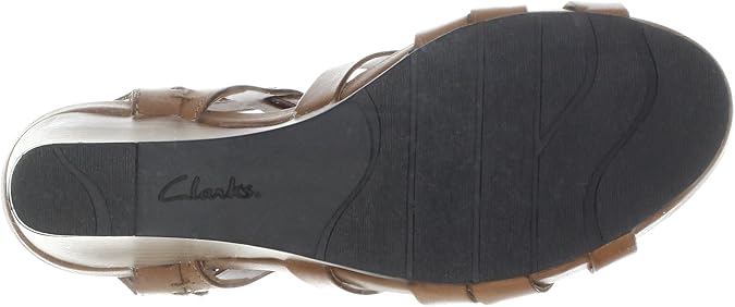 clarks women's star mello wedge sandal