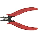 Hakko CHP TRR-58-G Macro Soft Wire Cutter, Flush Cut, 3.0mm Hardened Carbon Steel Construction, HRC 58, 21-Degree Angled Jaw, 14mm Jaw Length, Wide Head, 10 Gauge Maximum Cutting Capacity