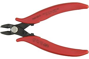 Hakko CHP TRR-58-G Macro Soft Wire Cutter, Flush Cut, 3.0mm Hardened Carbon Steel Construction, HRC 58, 21-Degree Angled Jaw,