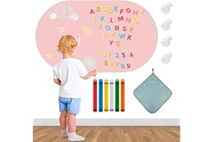Magnetic Wall Decal for Kids,16x32 Inch Arched Magnetic Chalkboard for Wall,Suitable for Home Decoration Wallpaper and Childr