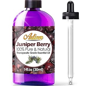 Artizen Juniper Berry Essential Oil (100% PURE & NATURAL - UNDILUTED) Therapeutic Grade - Huge 1oz Bottle - Perfect for Aromatherapy, Relaxation, Skin Therapy & More!