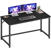 VASAGLE Computer Desk, Steel Frame Gaming Desk for Home Office, 47.2 Inch | Small Office Desk, Gaming Table For Study, Work, Gaming, Writing, Bedroom,