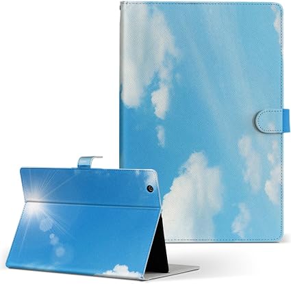 Amazon Co Jp Sh 08e Sharp シャープ Aquos Pad アクオスパッド タブレット 手帳型 タブレットケース タブレットカバー カバー レザー ケース 手帳タイプ フリップ ダイアリー 二つ折り その他 空 雲 Sh08e 000959 Tb 家電 カメラ