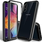 HATOSHI Samsung Galaxy A10e Case Phone with Built-in Screen Protector -NOT for Galaxy A10, Heavy Duty Protection, Crystal Cle