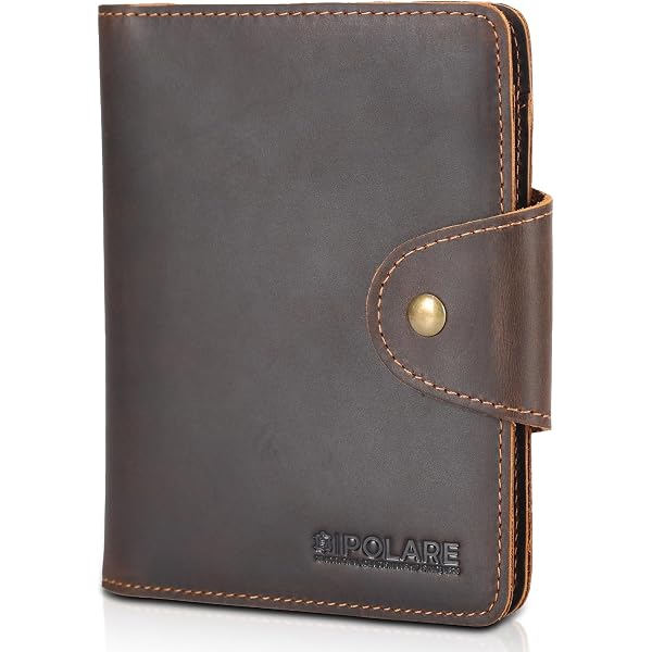 Mancini Bellagio Trifold Wallet – Top Grain Leather With RFID Protection For Men (Brown) - View #5