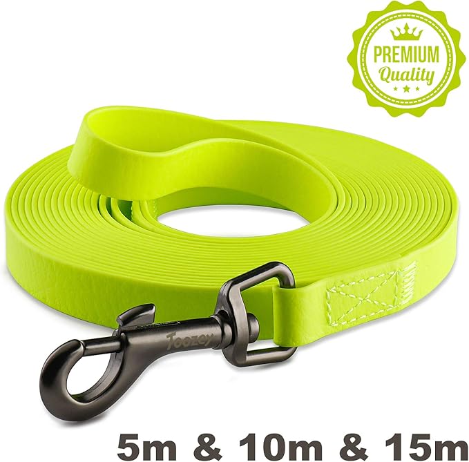 Toozey Dog Training Lead, 5m / 10m / 15m Long Dog Lead with Hand Loop