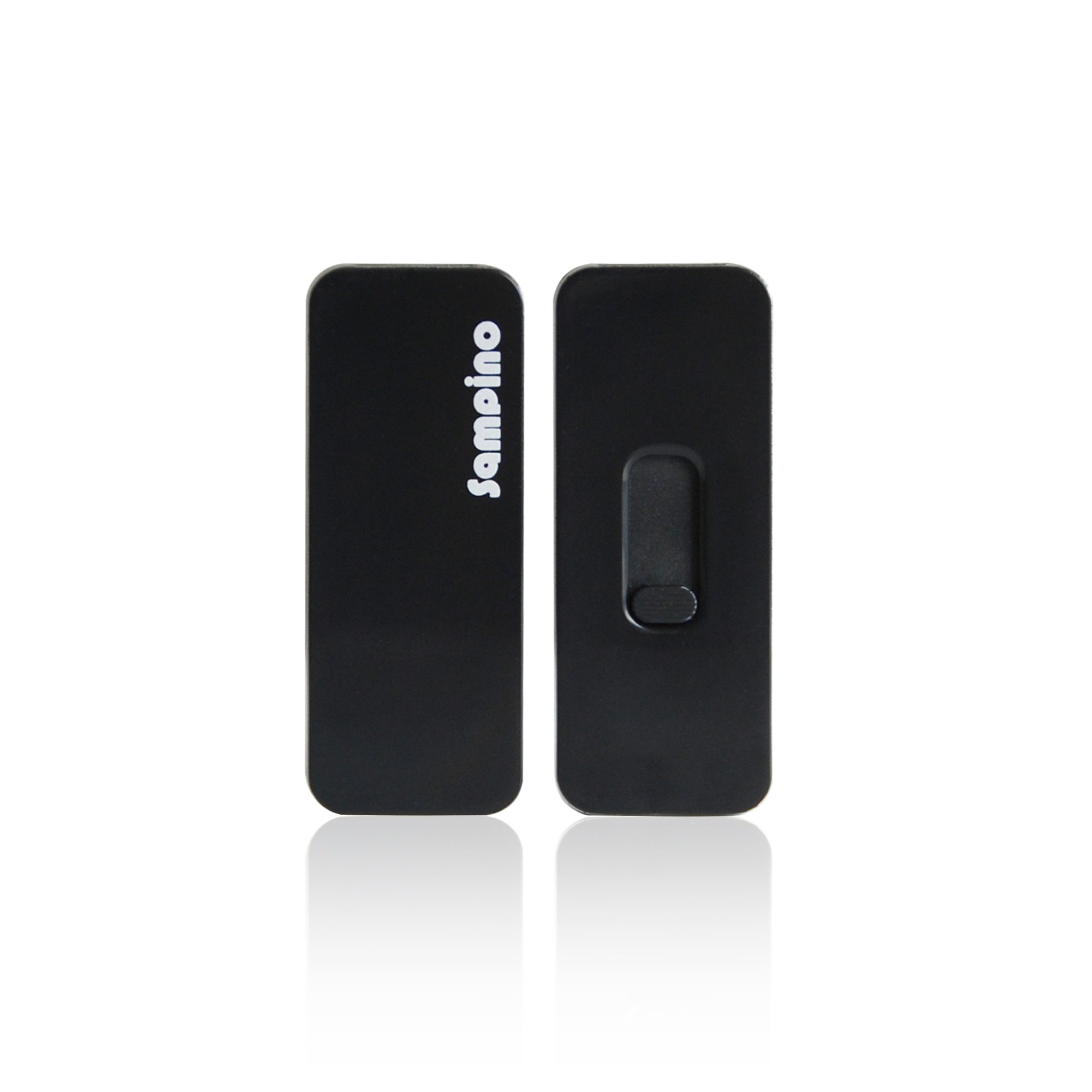 Sampino 16GB USB 3.0 Retractable Capless Flash Drive,Compatible for Windows 8, 7, Vista, XP, Mac (Black)