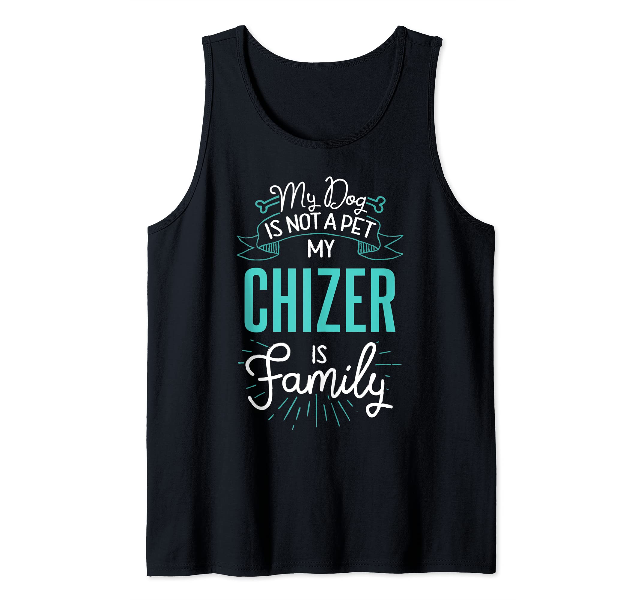 Cute Chizer Design Family Dog Giftn Tank Top