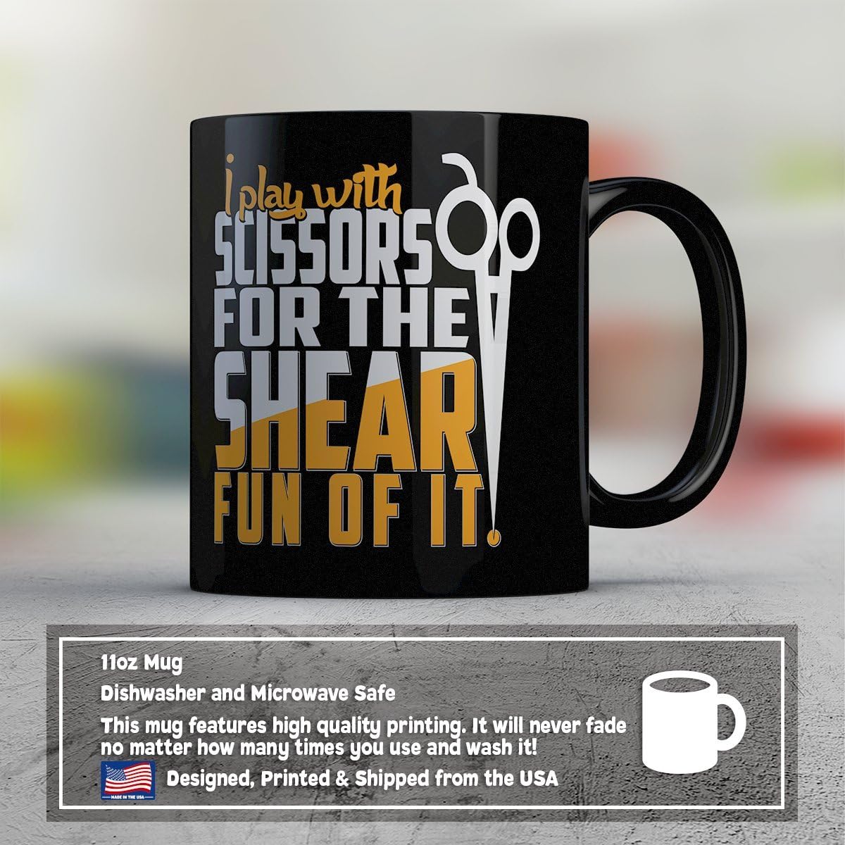 Amazon Com Hair Stylist Coffee Mug Shear Fun Funny 11 Oz