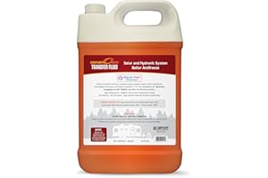 CENTURY CHEMICAL Century Heat Transfer Fluid, Non-Corrosive, Non-Toxic Propylene Glycol RV Antifreeze for Heating Systems | Ready to Use | Recomended by Aqua-Hot, Oasis & Timberline. - Red 1 Gallon