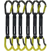 DMM Alpha Sport Quickdraw - 6 Pack, Titanium/Lime, 18cm, A526LG-18VWP6 | Smooth clipping and secure handling in the Alpha VW Sport Quickdraw Pack