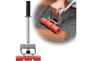 Rubber Roller 17.5-27 Adjustable j Roller Pressure Tool Heavy Duty Floor Roller Save Effort Laminate Roller No Installation R