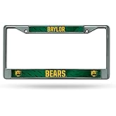 Rico Industries NCAA Baylor Bears 12" x 6" Silver Chrome Frame W' Decal Insert Car/Truck/SUV Auto Accessory