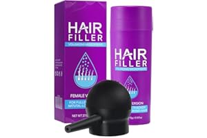 CLOXENY Hair Fibers for Thinning Hair for Women Light Brown,Natural & Undetectable,Hair Building Fibers Hair Thickener Instant Thicker Fuller Hair,Hair Fiber Spray Completely Conceals Hair Loss in 30 Seconds