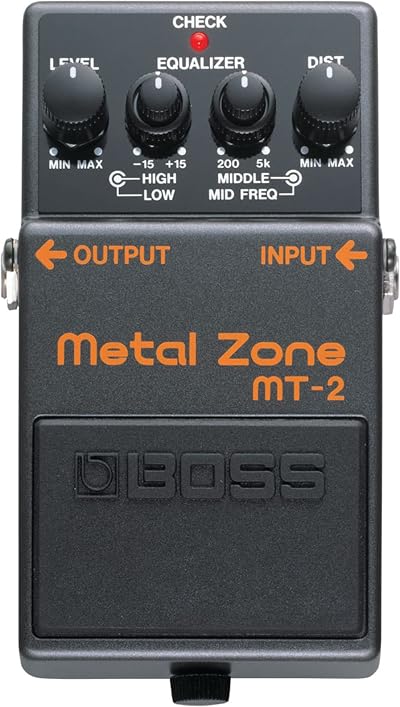 BOSS MT-2 Classic Metal Zone Effects Pedal High-Gain Distortion