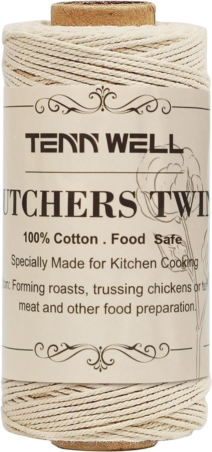 Tenn Well Butchers String 3 Ply 100m Cotton Kitchen Twine Beige