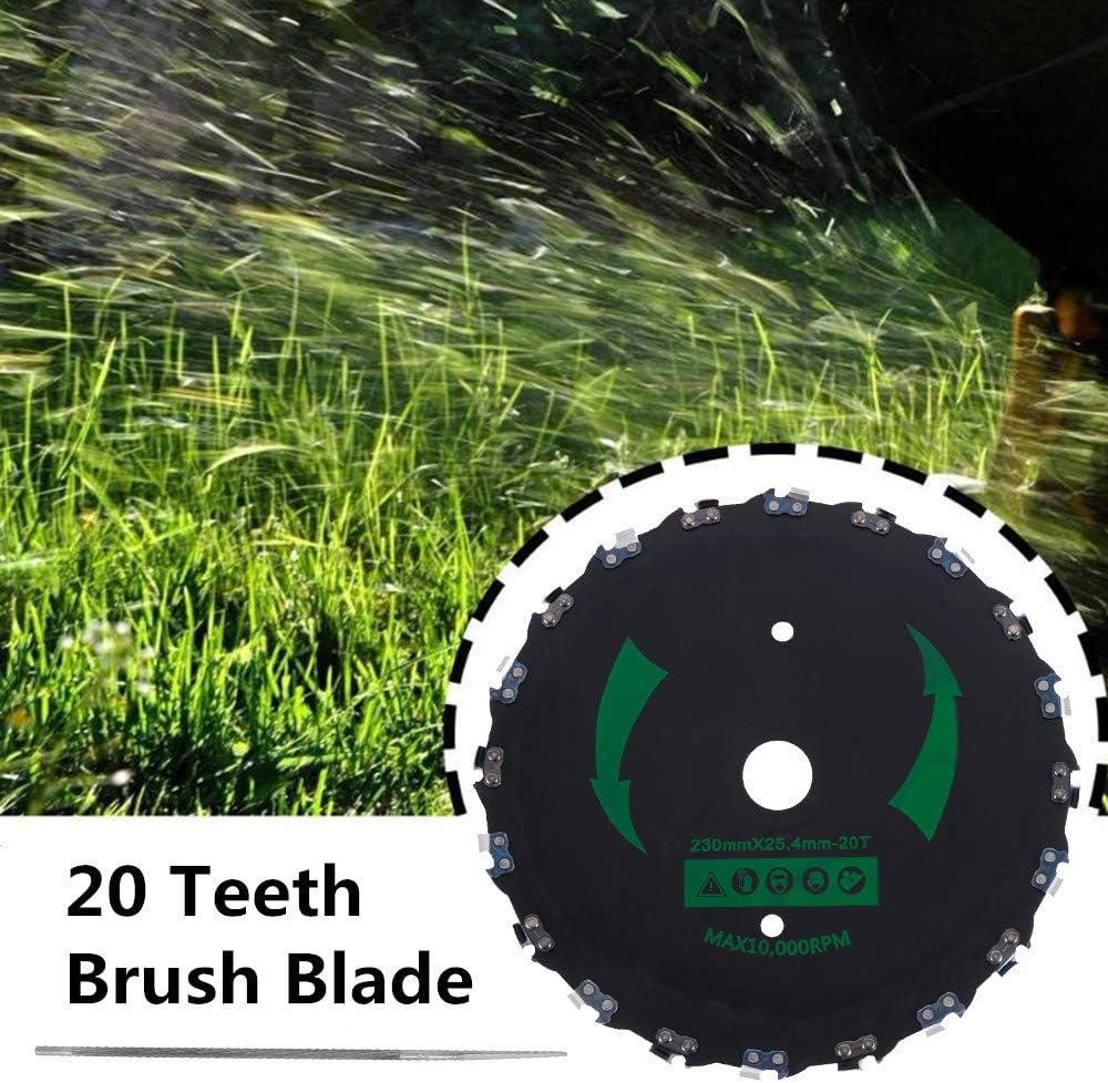 Relax love Chainsaw Tooth Brush Blade Kit 1Pc 9'' Blade + 1Pc 3/16