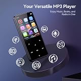 AGPTEK Bluetooth 5.3 MP3 Player 64GB Expands to 128GB 2.4in FM Radio view 2