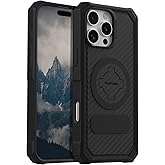 Rokform Rugged Case Compatible with iPhone 16 Pro Max, Magnetic Cover (Black)