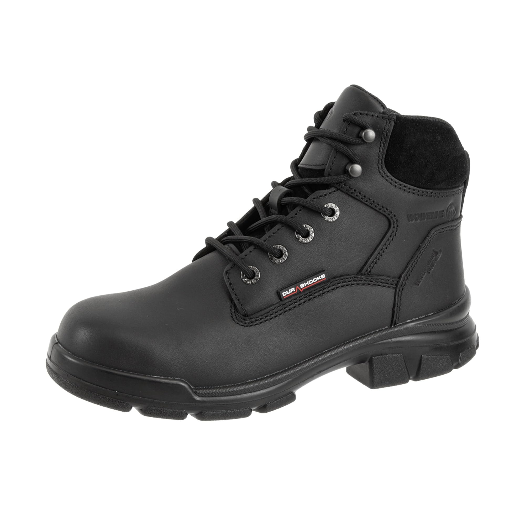 Wolverine Men’s Durashocks Sr Icon Waterproof Carbonmax 6″ Construction Boot, Black, 8 X-Wide