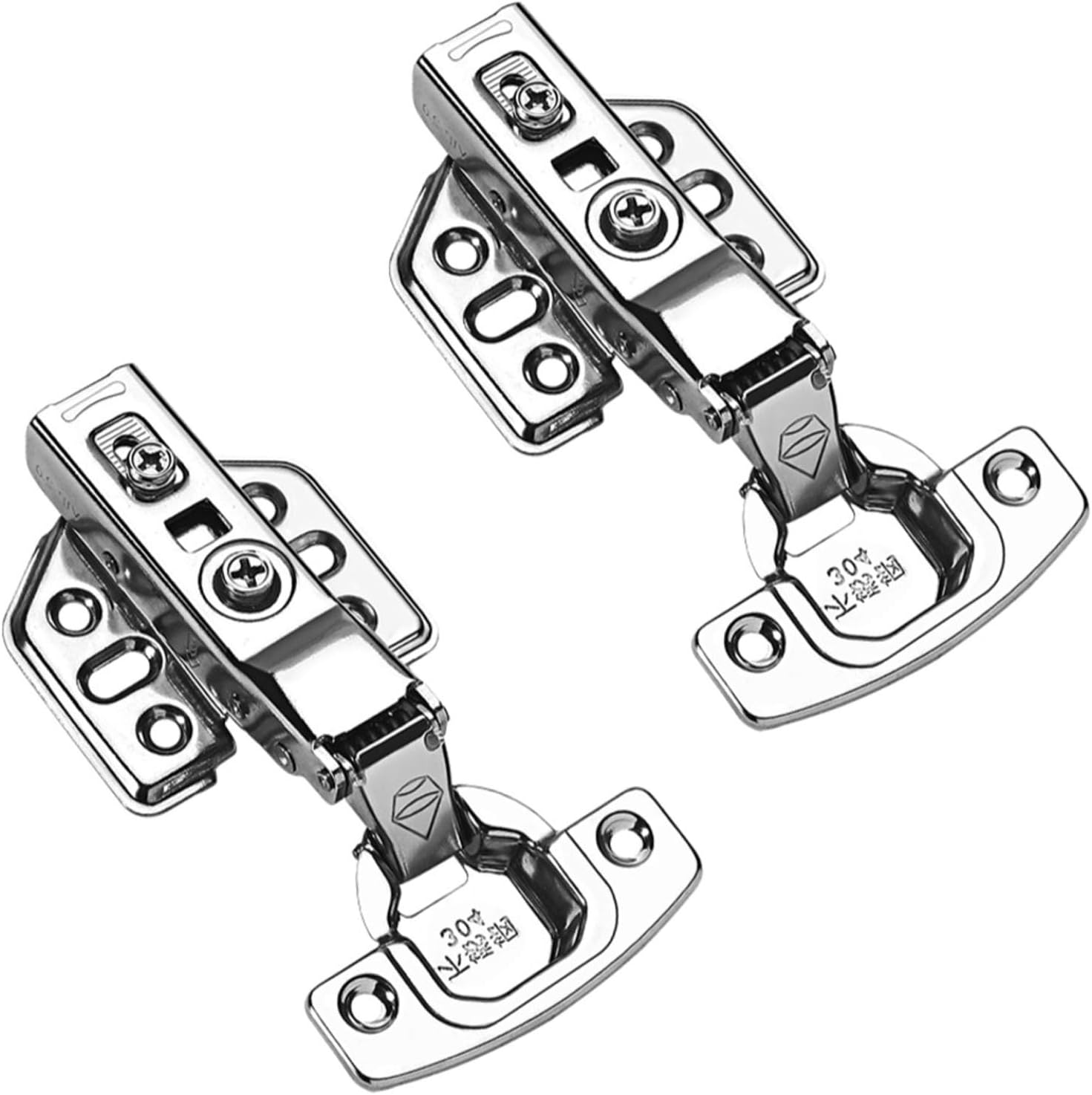 2 x screwon hinge and inner hinge door hinges, kitchen