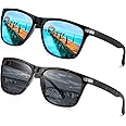 EYEGUARD 2 Pack Bifocal Reading Sunglasses for Men UV400 Protection Outdoors Classic Designer Sun Readers