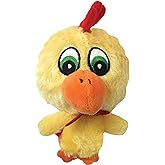 Multipet 43237-1 Knobby Noggins Chicken Dog Toy