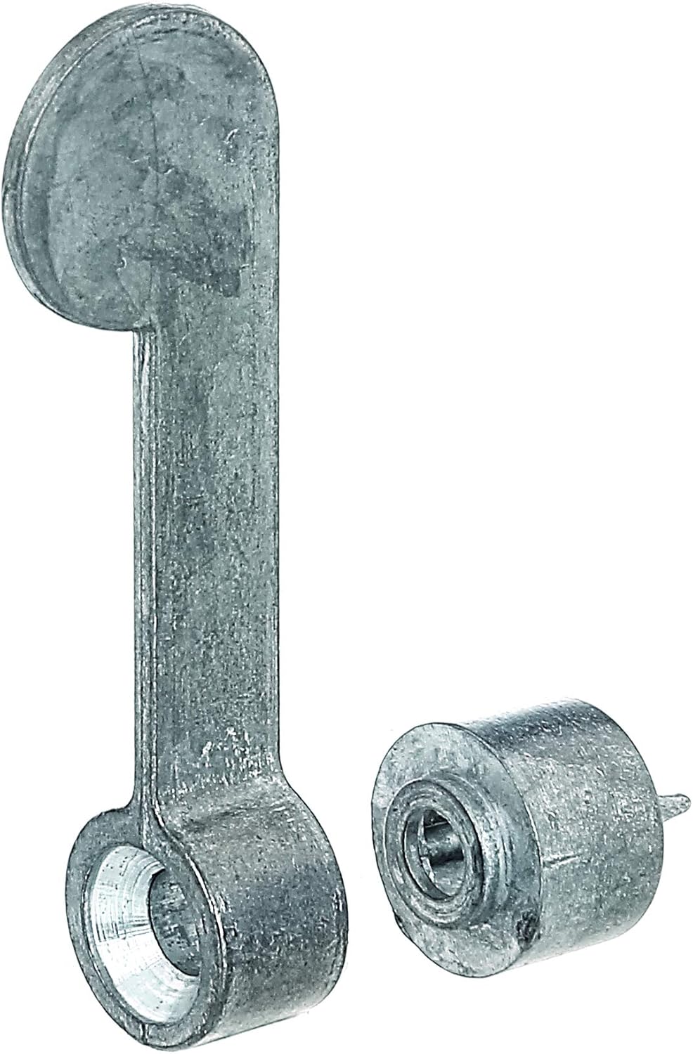 Gah-Alberts 903664 Sash Lock SB Zinc Die Cast Outside Diameter 10 mm L Scraper 60 mm Spacer 39.8 mm, Zamak