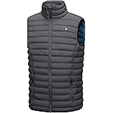 Little Donkey Andy Men's Lightweight Warm Puffer Vest Outdoor Sleeveless Jacket for Golf Hiking Casual Travel