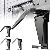 AIYOTAR Truck Camper Tie Downs, Slide in Camper Tie Downs for Pickup Truck, Pickup Camper Tie Down Fits for Most Full Size Non Dual Pickup Trucks, Made of Heavy Duty Steel, 4 Pack