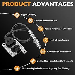HQPASFY 5WK97338A NOx Sensor Inlet Nitrogen Oxide