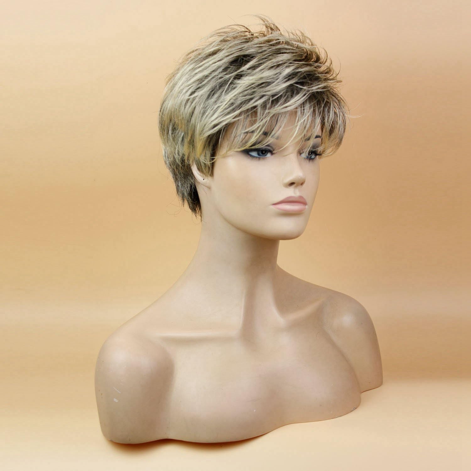 Fouriding Women's Sexy Short Grey Wig Bob Ladies Synthetic Heat Resistant Halloween Cospaly Costume Ladies party Fancy Dress Hair Wigs Hairpiece for Women Lady - Image 4