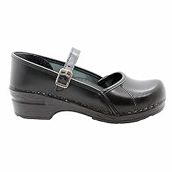 Bjork Women's Marcella Mary-Jane Leather Clogs