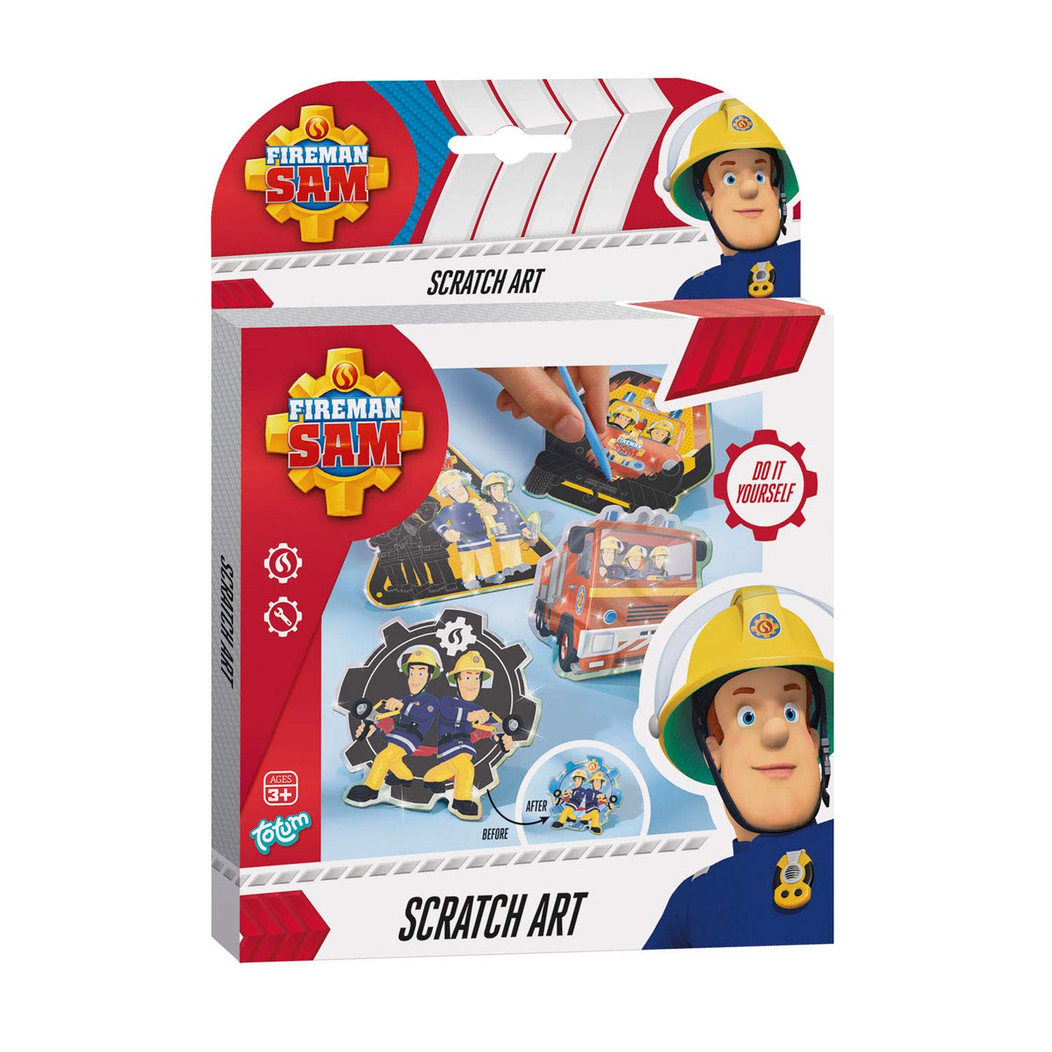 Fireman Sam scratch cards set