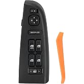 YBC Front Driver Side Master Power Window Switch &amp; Black Bezel Assembly for 2000-2002 Chevrolet Silverado, Suburban, Avalanche, Tahoe, GMC Yukon, 1999-2002 GMC Sierra, Cadillac Escalade #OE 19259961