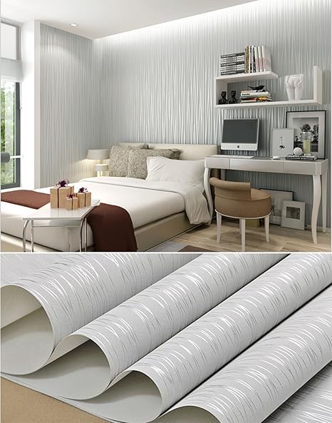 Modern Style Peel And Stick Wallpaper Roll Self Adhesive Non