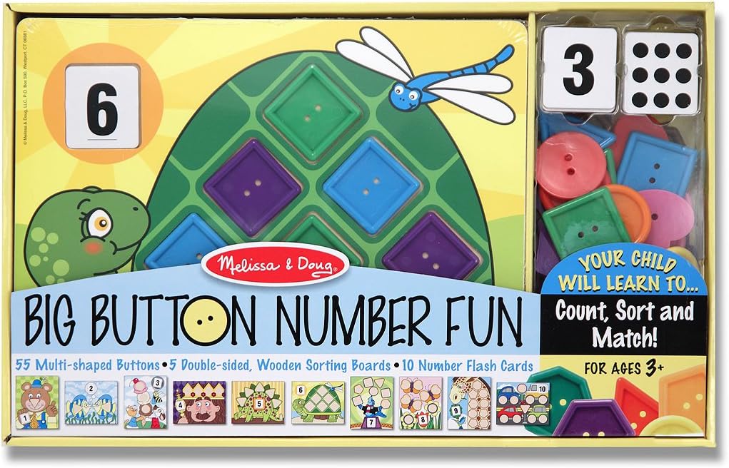 Melissa \u0026 Doug Big Button Number Fun 
