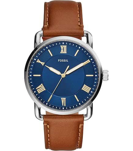 Amazon.com: Fenmore Midsize Multifunction Luggage Leather Watch