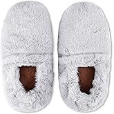 Leonns® Microwavable Slippers - Heated Booties for Women and Men | Heated Foot Warmers for Feet in Bed, Reusable & Cozy Foot Warmer for Bed | Soothing Warmth & Comfort for Cold Feet